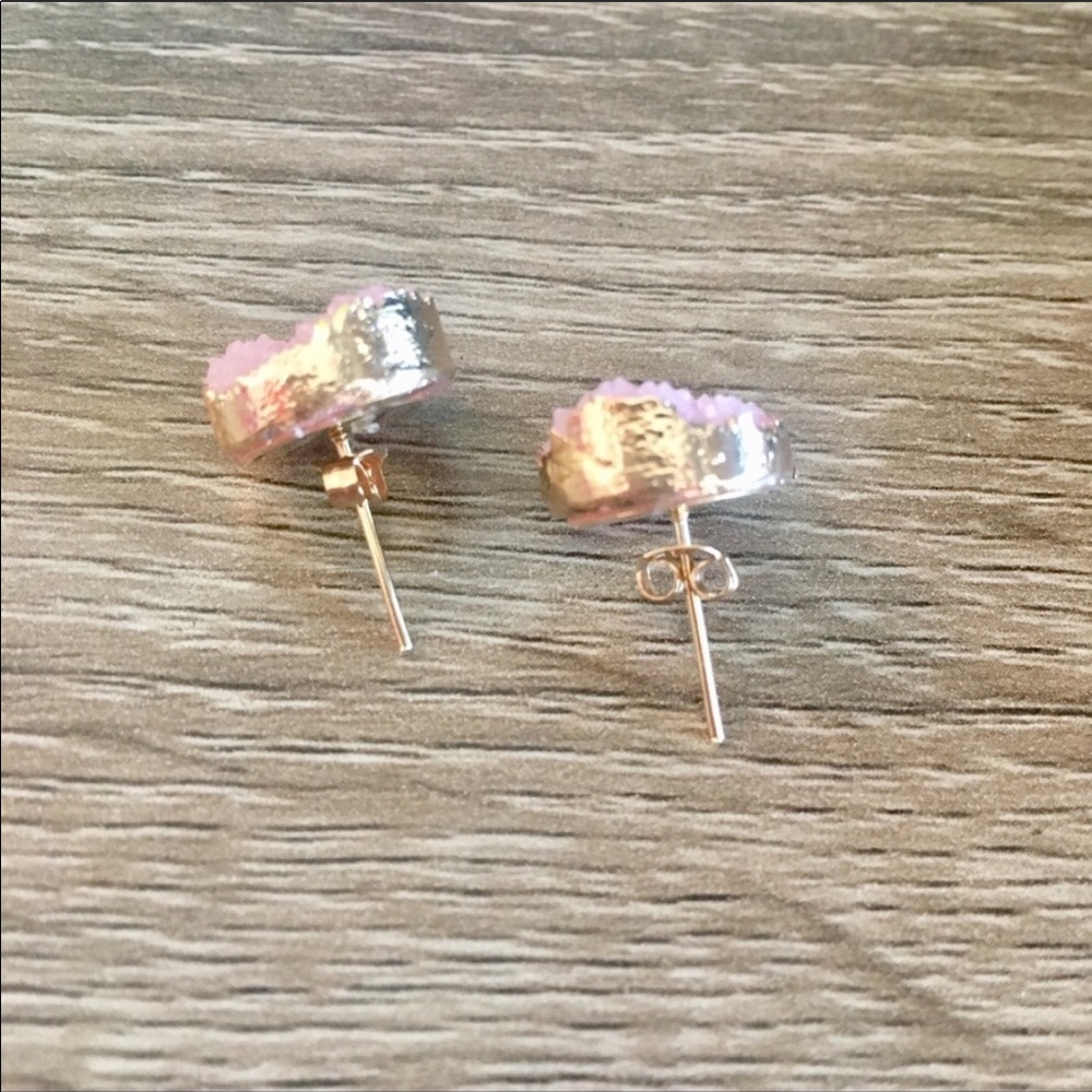 🌟back in Stock Anthropologie Druzy Earrings ❤️🌟 - Picture 3 of 6